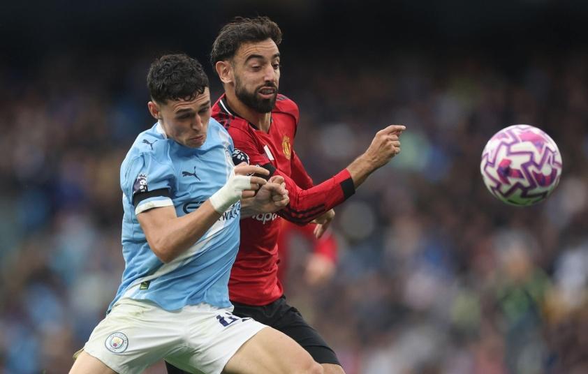 Man City thắng đậm Man Utd